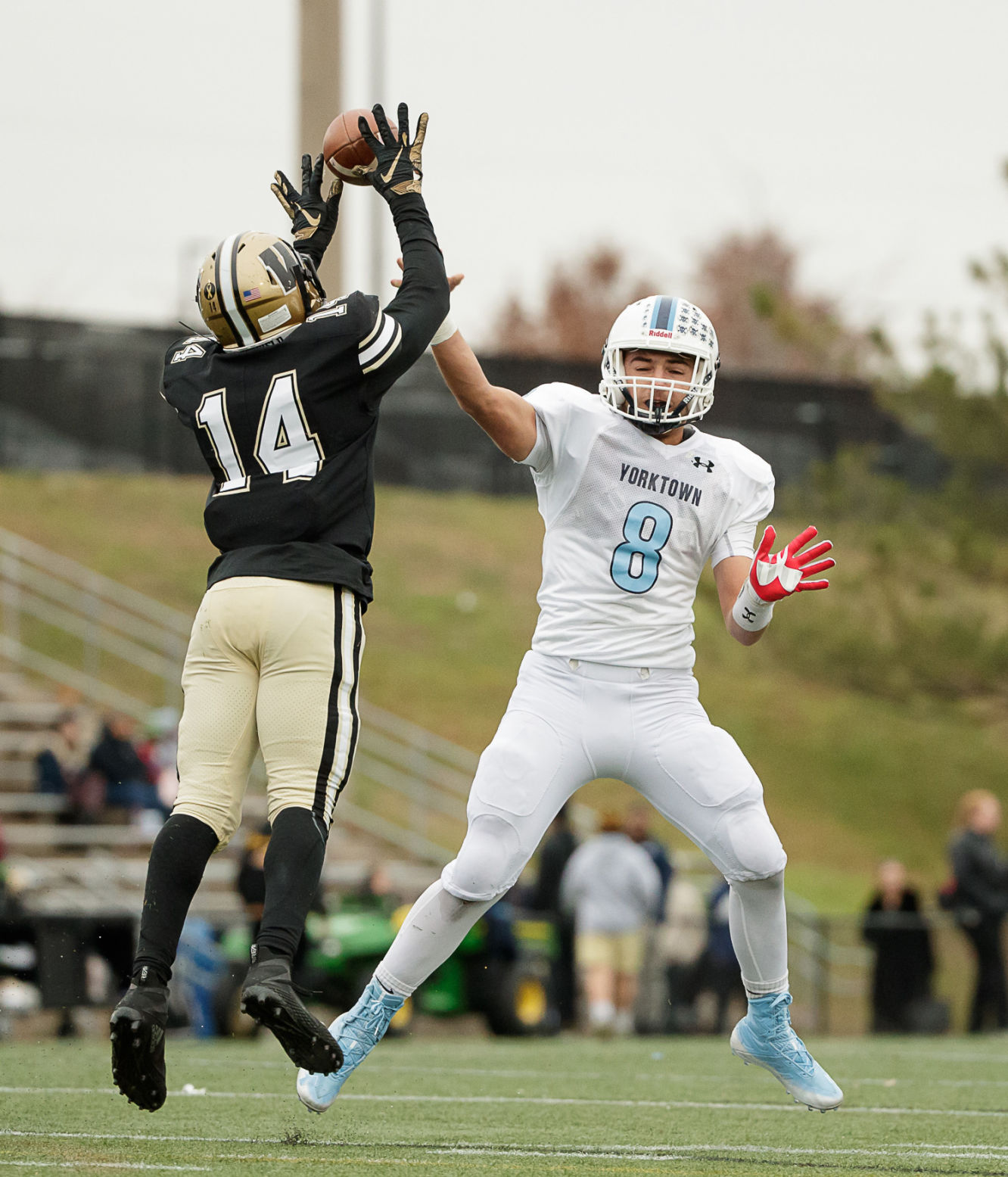 Yorktown football region final action 1